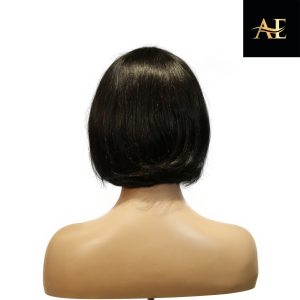 center wig machine made black wig remy hair tc027