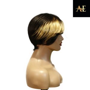 center wig machine made #27 wig remy hair h016