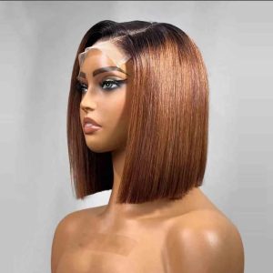 ajmestilo hair 13x4 promo bob wig remy hair 12 inch
