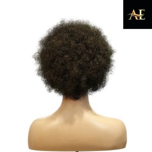 center wig machine made black wig remy hair 2301