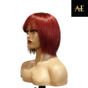 center wig machine made color wig remy hair