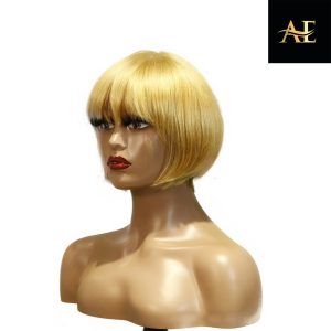 center wig machine made color wig remy hair