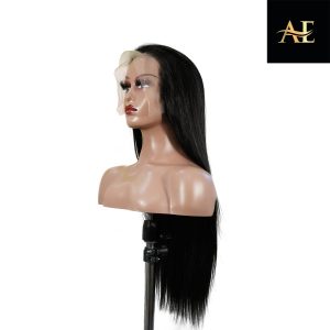 center wig 13x6 double drams straight lace front wig black remy hair