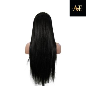 center wig 13x6 double drams straight lace front wig black remy hair