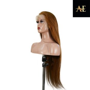 center wig 13x4 straight lace front wig 30 brown 26 inch remy hair